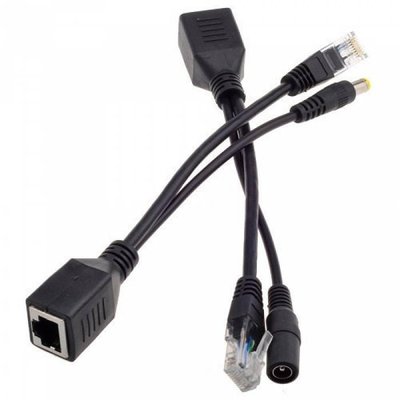 2x Сплітер PoE для CCTV-камер Ethernet 5.5x2.1 0028 фото