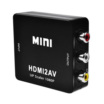 Конвертер HDMI на AV RCA тюльпан переходник адаптер 1080p 3656698 фото