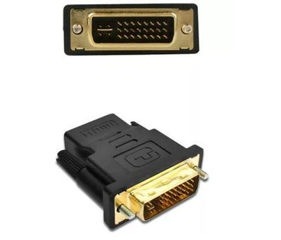 Перехідник з DVI-D (24+5) тато -> HDMI мама 1080p адаптер конвертер 250421 фото